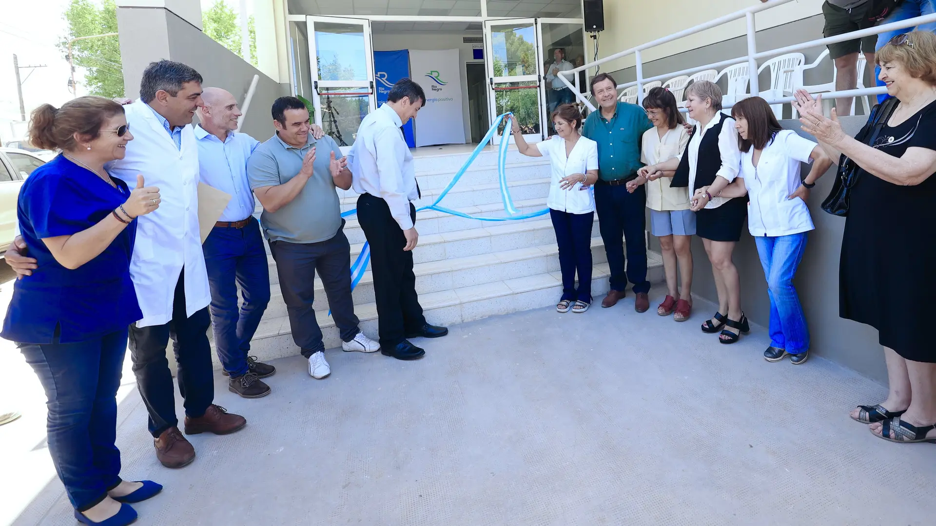 Weretilneck inauguró dos nuevos sectores del Hospital de Cinco Saltos
