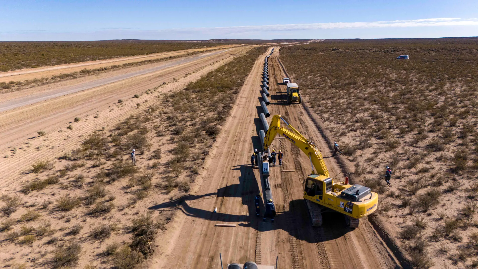El oleoducto que transformará Río Negro avanza a paso firme